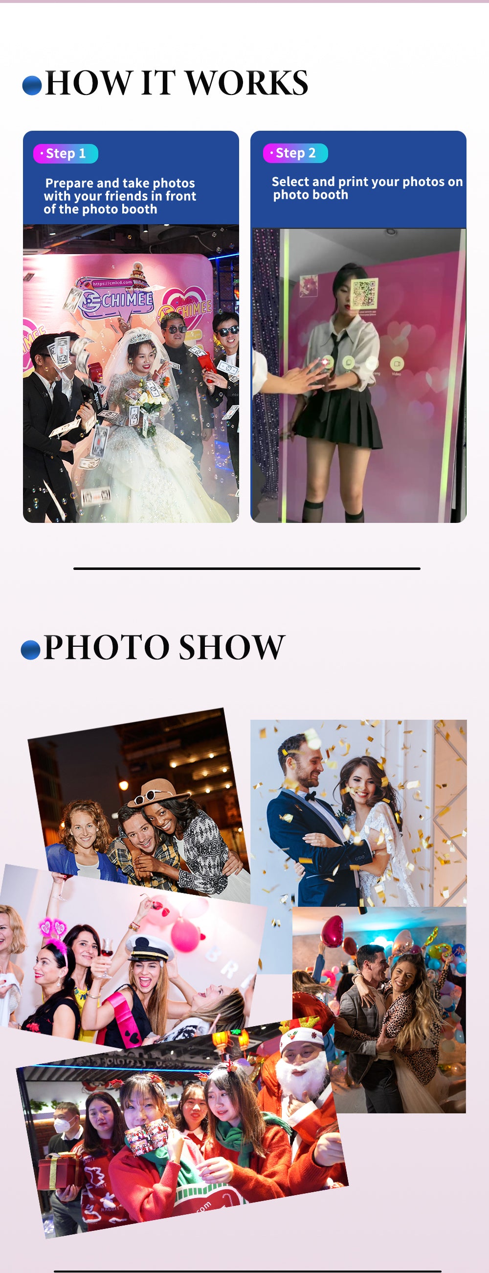 43" Touchscreen Mirror Photo Booth | 72" Full-Length Mirror, RGB Lighting, DSLR + Printer Ready